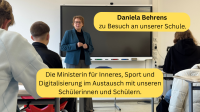 Ministerin zu Besuch